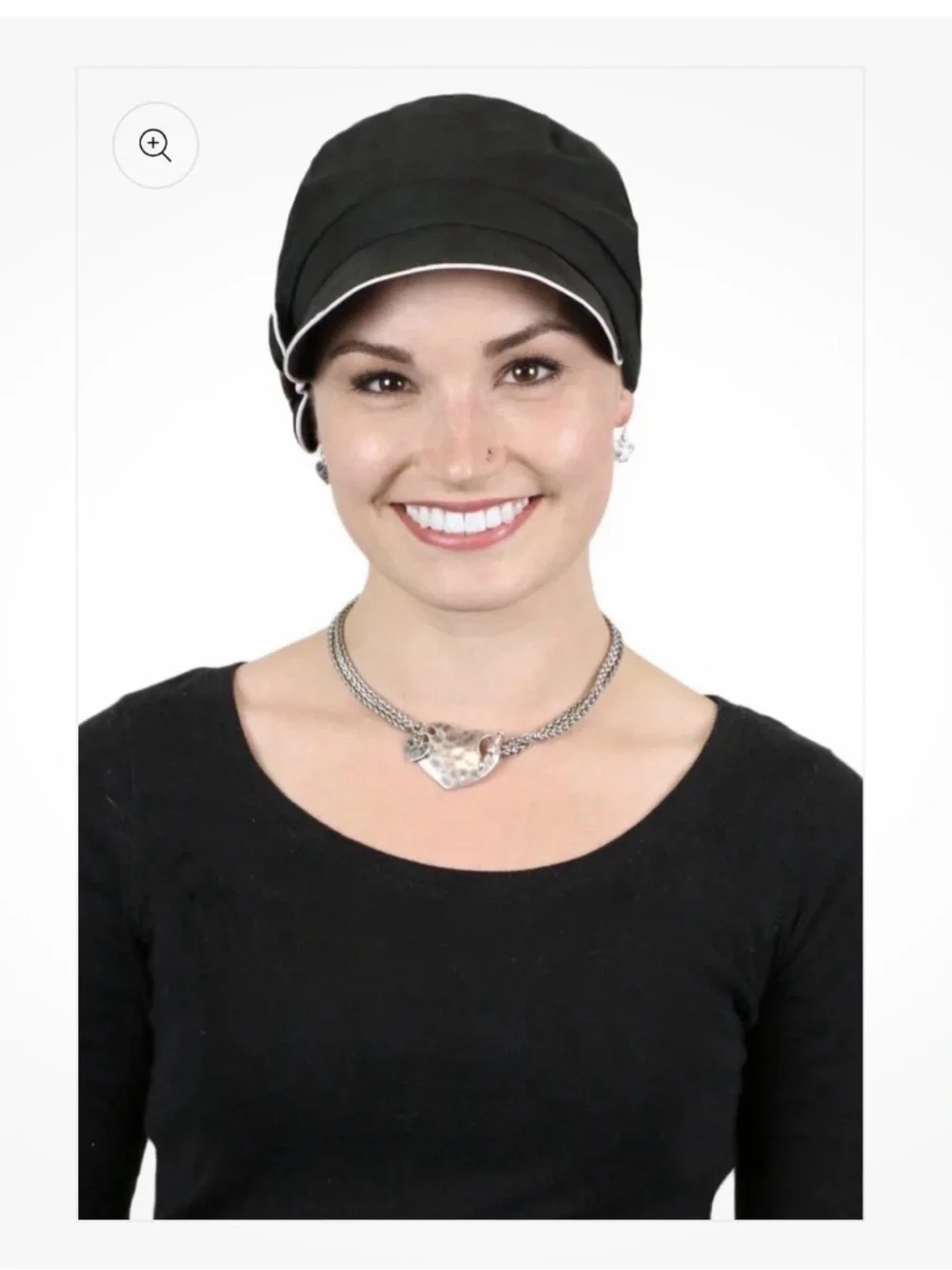 Women's  Caps with Contrast Trim (3)